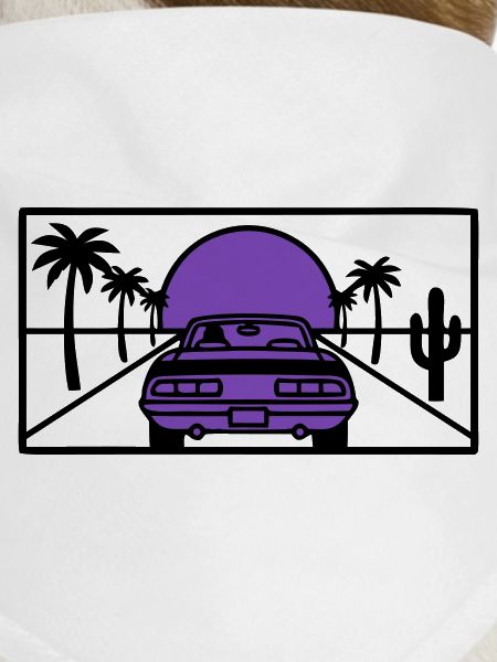Night Driving Highway Graphic