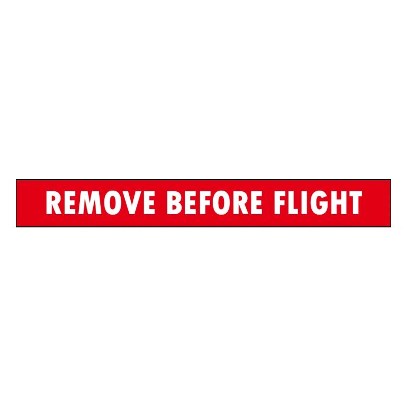 Remove before flight