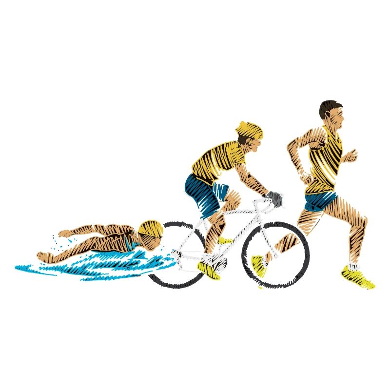 Relai Triathlon: Nage-Cycle-Course