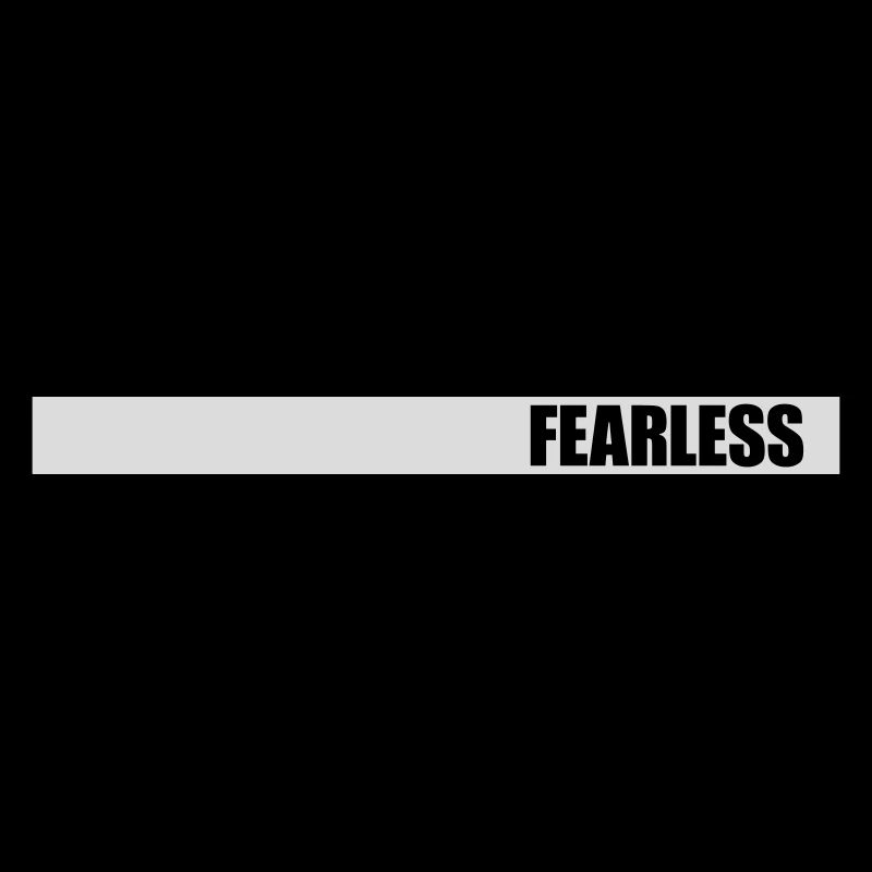 fearless Text Zitat Design