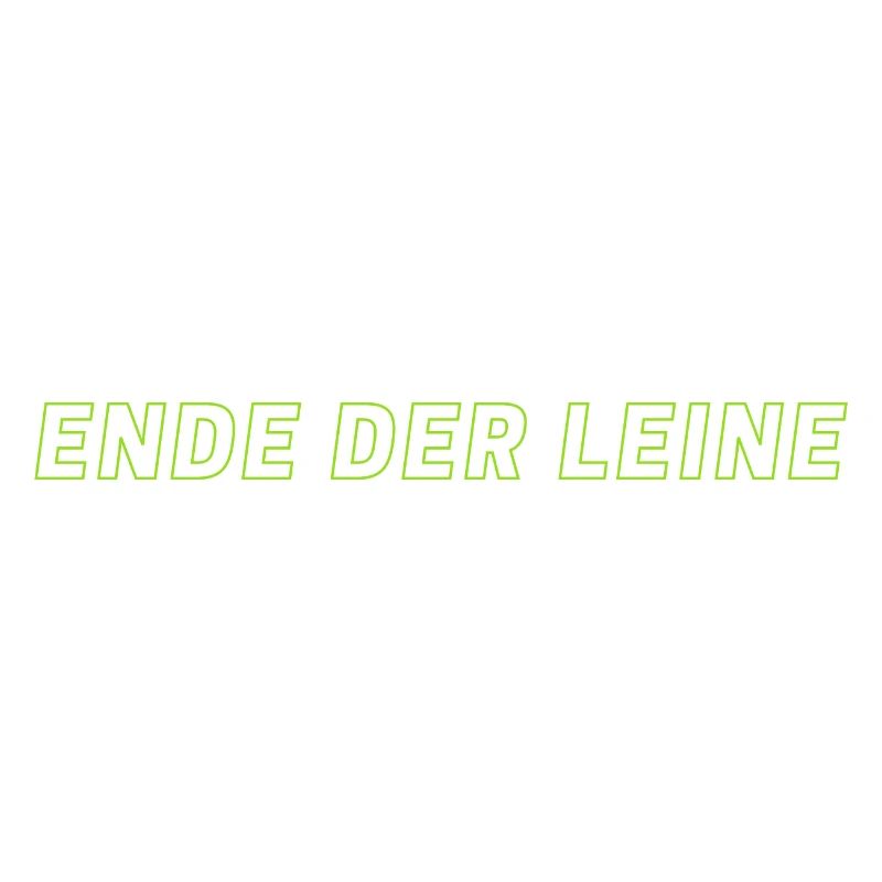 Ende der Leine