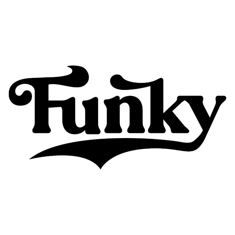 Funky Music Bold typography design