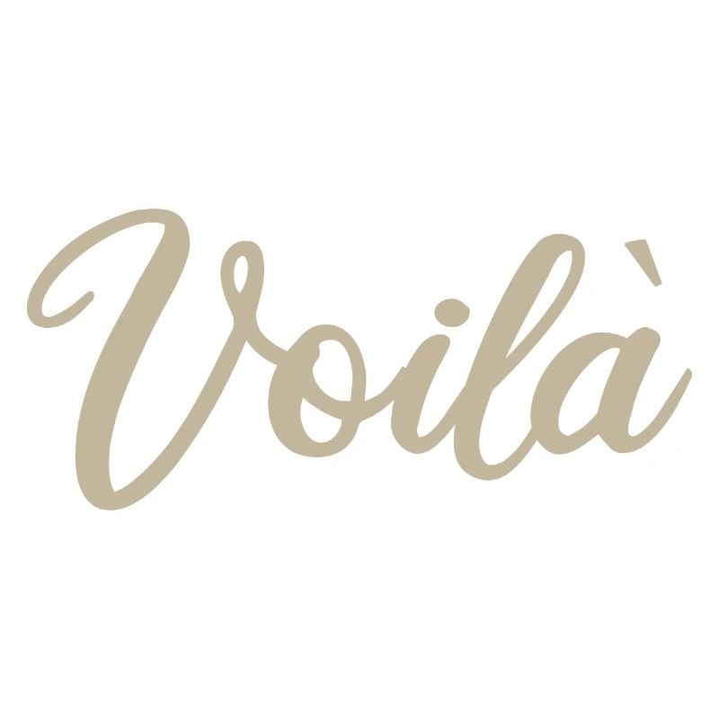 Voila Manuscrit Script Design
