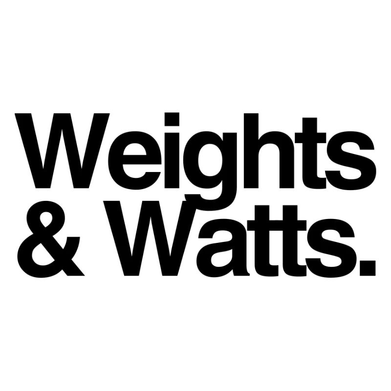 Weights & Watts - Tshirt for Triathlon and Gym