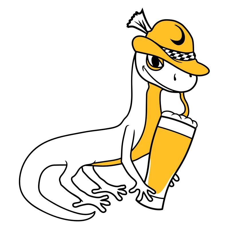 lizard beer bavaria alcohol drinking pa