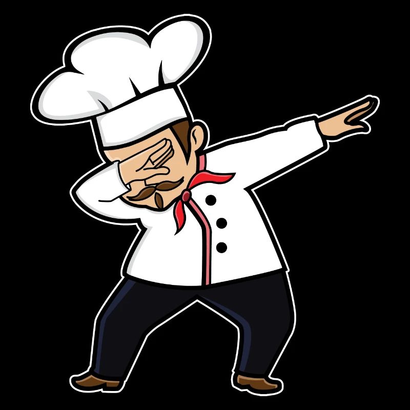 Funny Cute Dabbing Chef Gift Idea