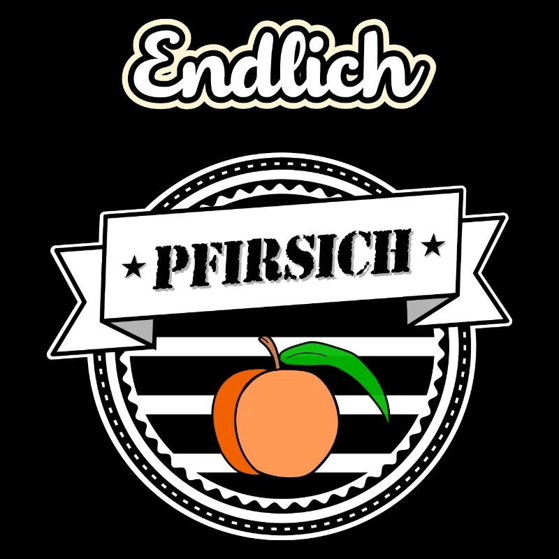 Endlich Pfirsich - 40 Vierzig sw