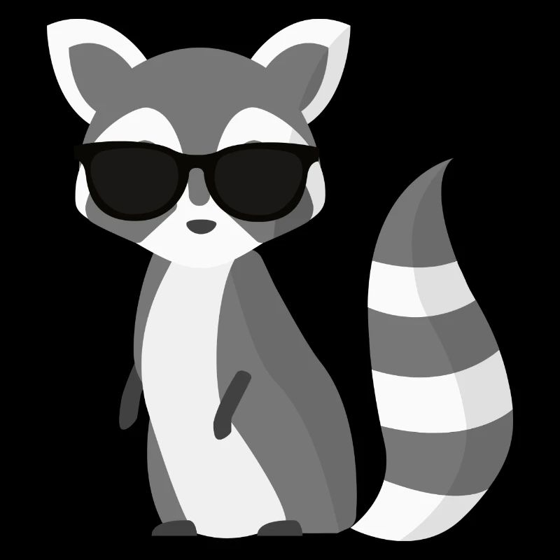 Le raton laveur cool