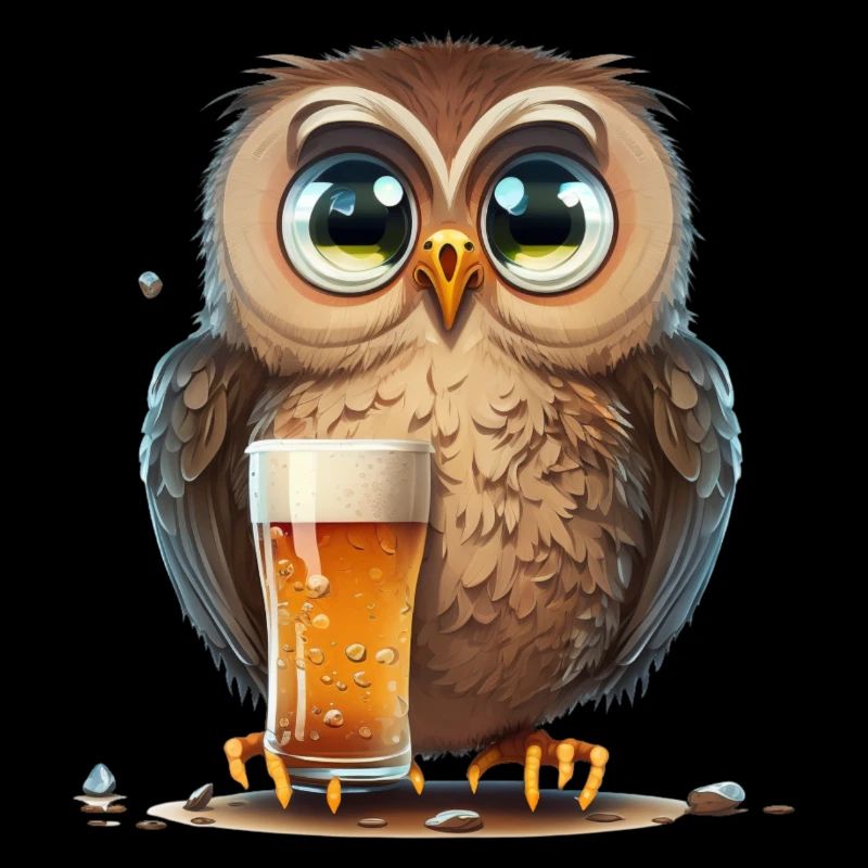 Süße Bier Eule