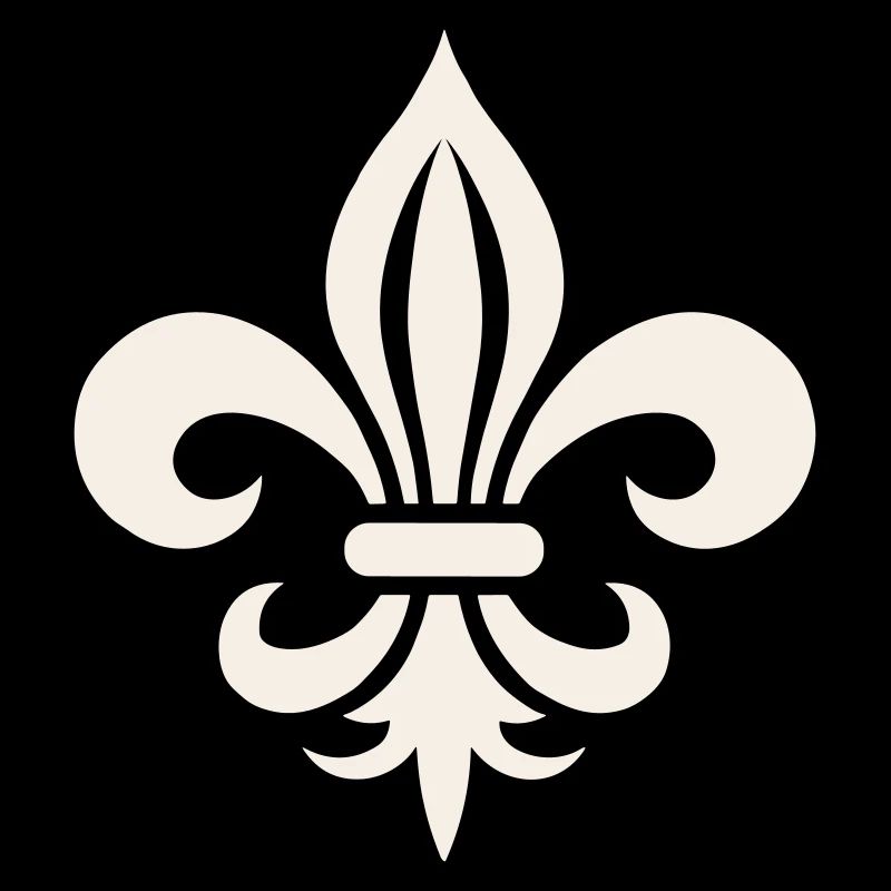 Conception de Logo de lys Français audacieux
