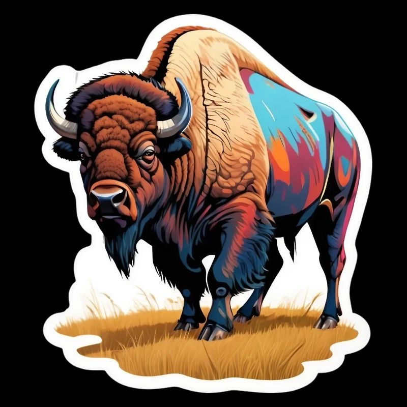 großer Bison