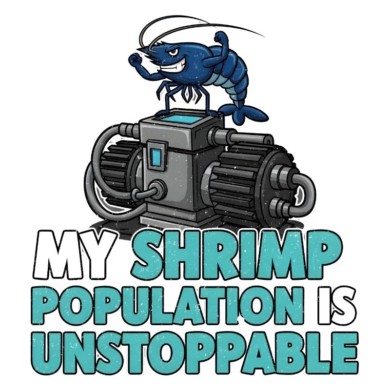 Shrimp Comic Geschenk