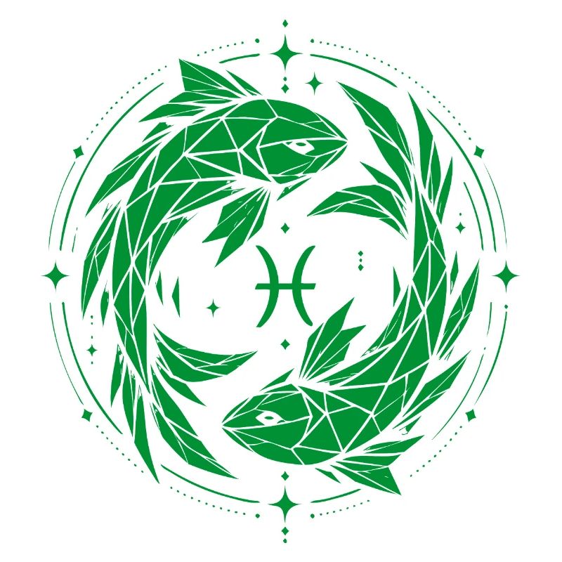 Pisces Symbol – Gentle & Modern