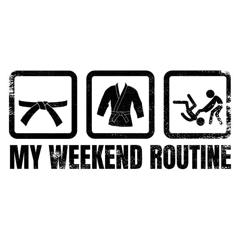 Judoka Wochenend Routine