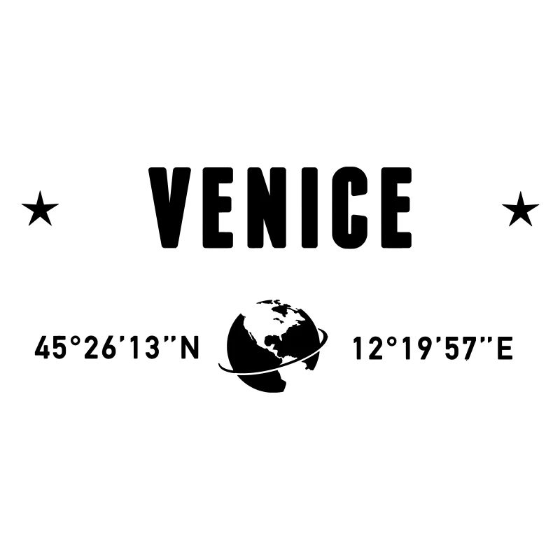 Venice Italy Coordinates Gps Globe