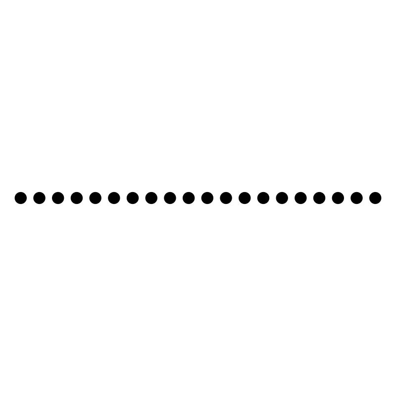 Dotted underscore to design yourself
