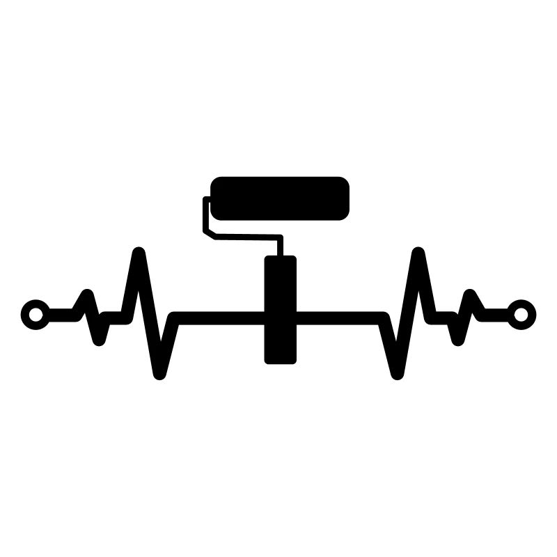 Paint Roller Heartbeat – Creativity Gift Idea