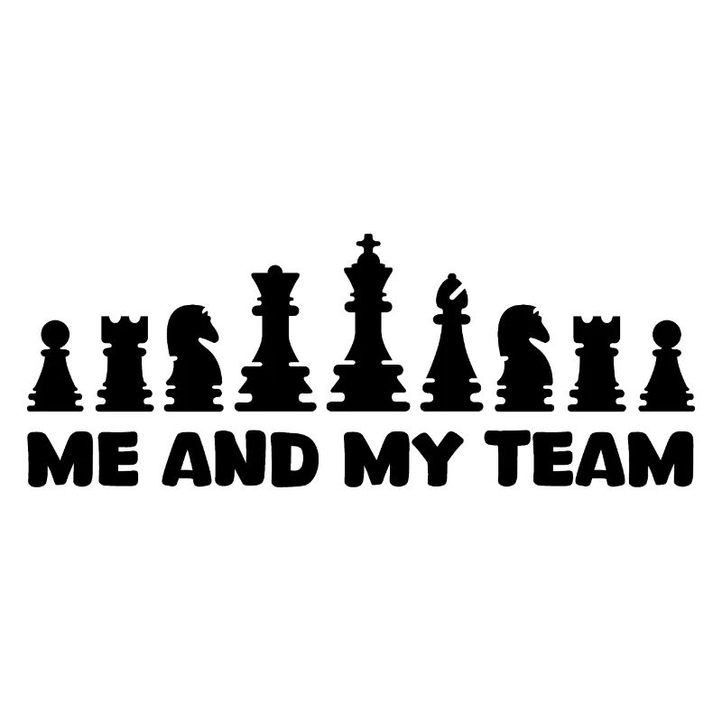 Echecs Cool Dictons Équipe Pièces D’échecs Logo