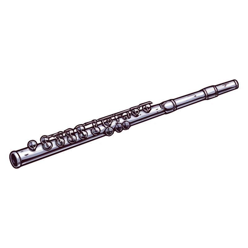 Line Flute Illustration