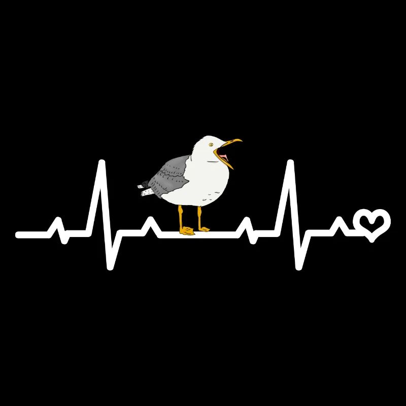 Möwe Herzfrequenz EKG