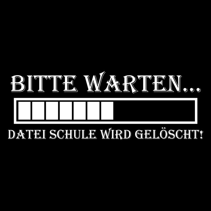 Bitte warten Datei Schule wird gelöscht Geschenk