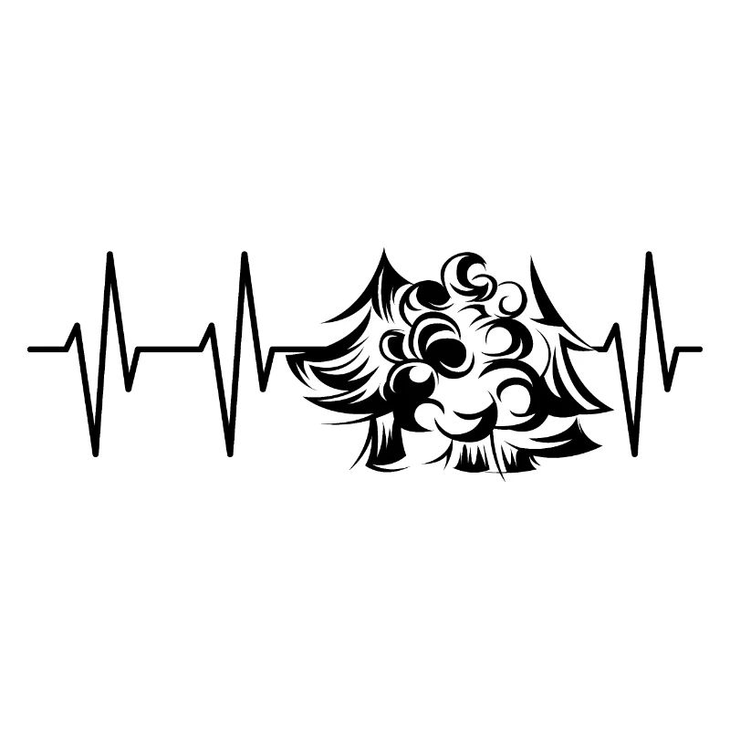 heartbeat, forest, trees, icon, forests, pulse, tree