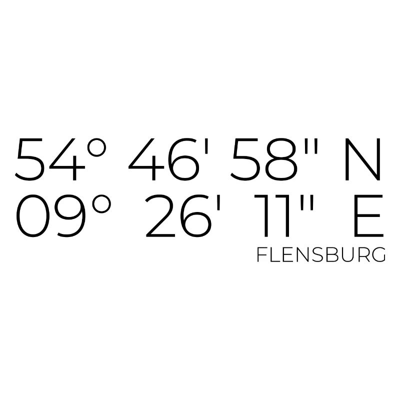 Coordinates Flensburg