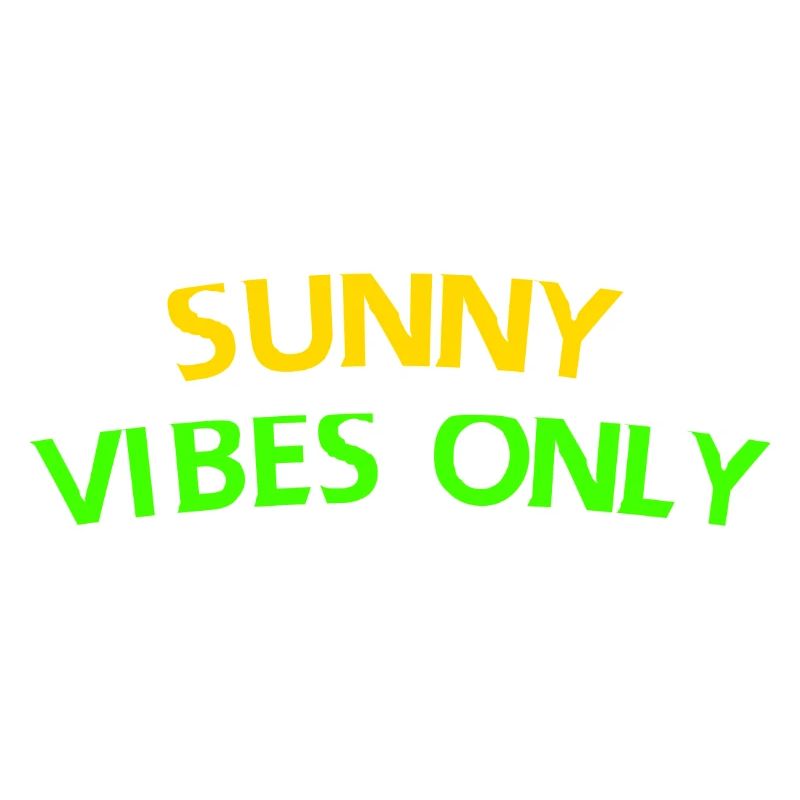 Sunny Vibes Only Typography Tee