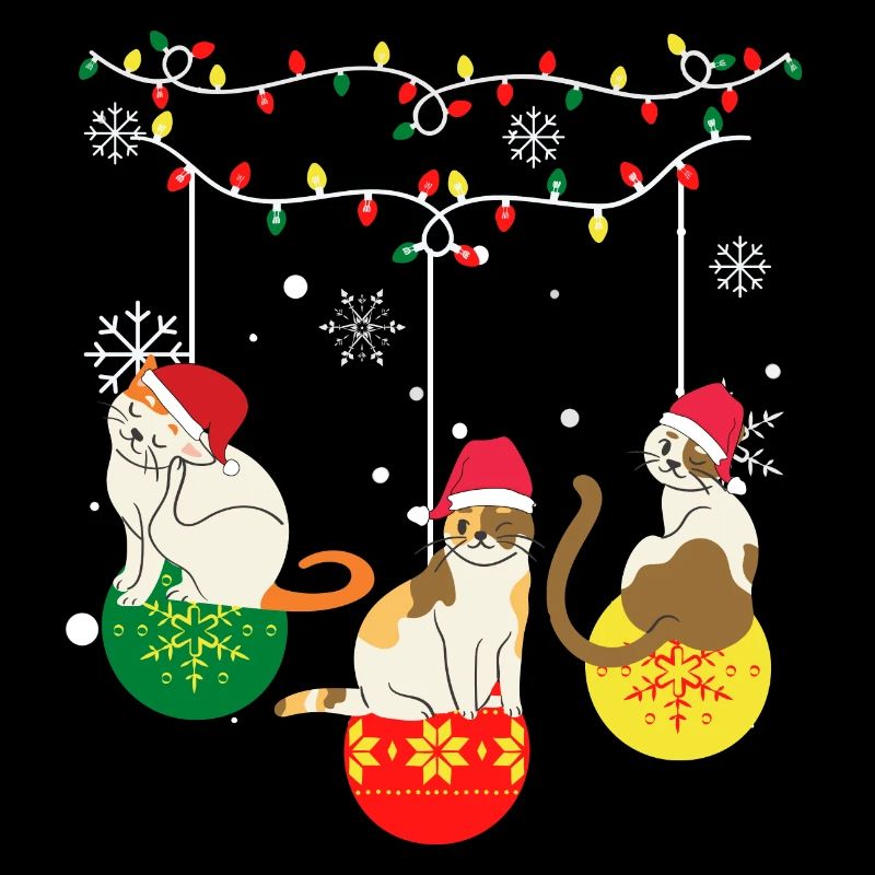 Drôles de chats de Noël