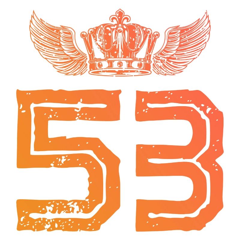 53 Number crown