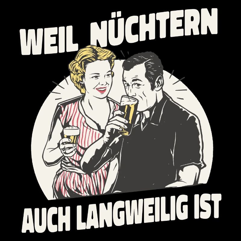 Nüchtern zu schüchtern Biertrinker Alkohol Mann