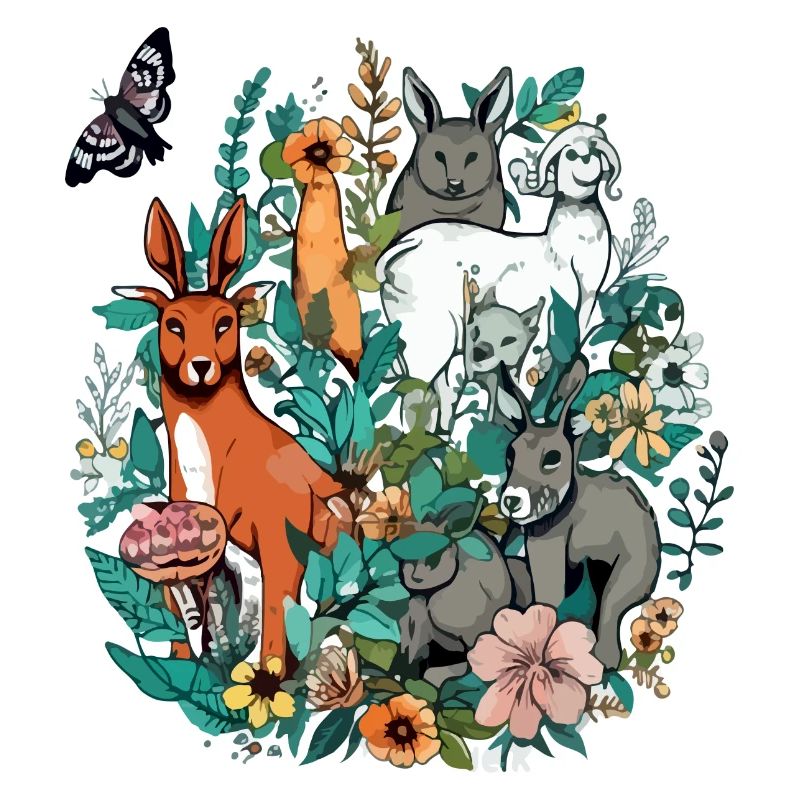 Les animaux dans les fleurs n°3
