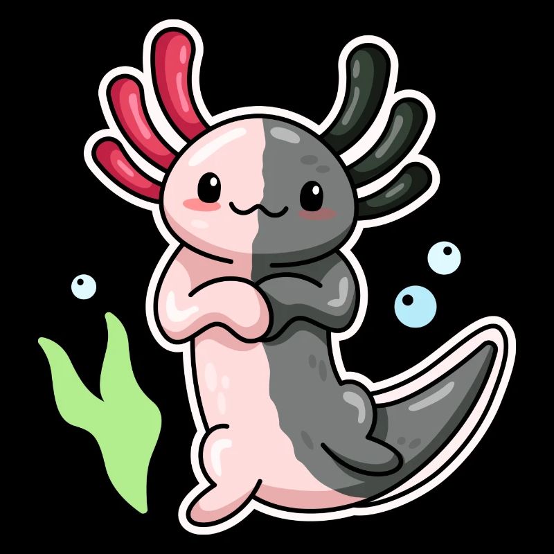 Conception d’axolotl Chimera pour les amateurs d’axolotl