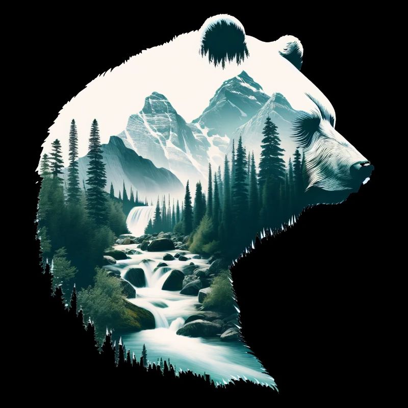 Double Exposure Bear