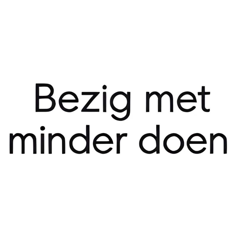 Doing less – Trendy Text Design