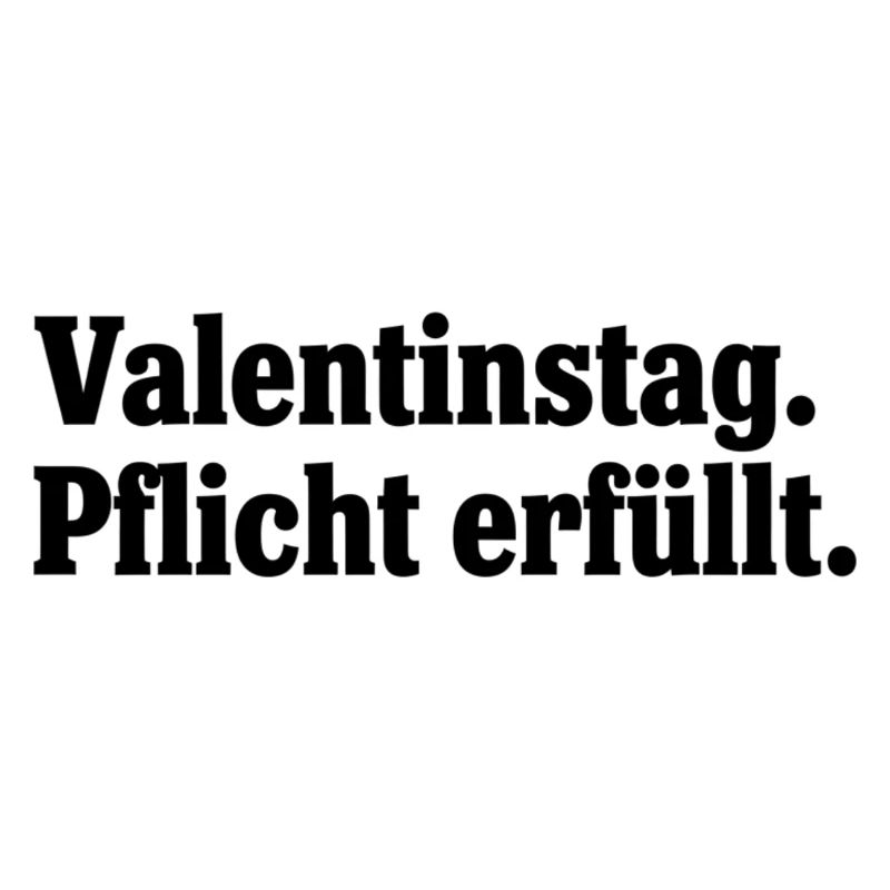 Devoir de la Saint-Valentin accompli – Anti Saint-Valentin