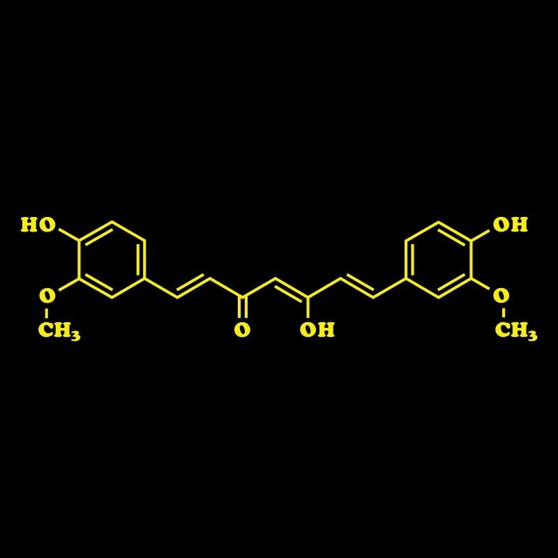 Turmeric Curcumin Molecular Chemical Formula