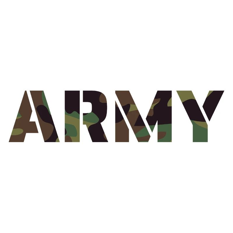 ARMY Text UK Camouflage Pattern