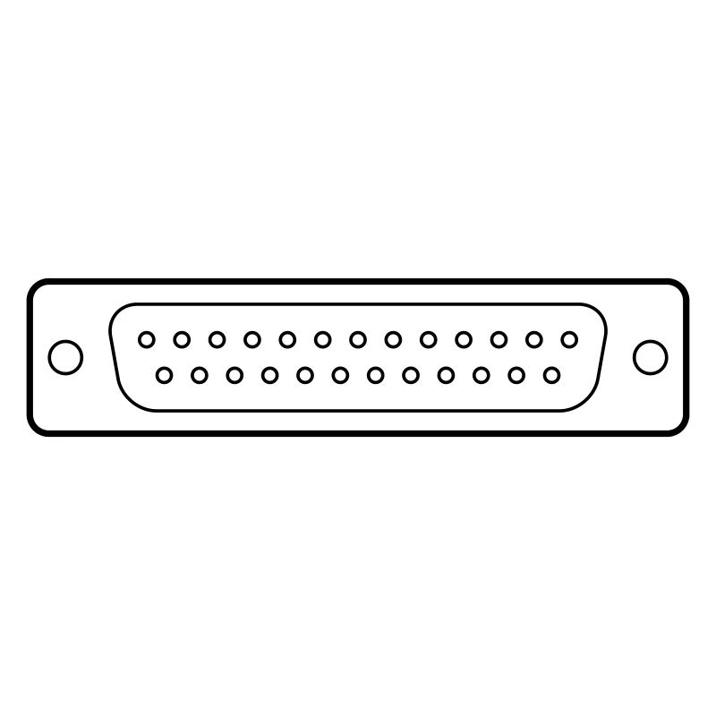 DB 25 Connector Parallel, Drucker