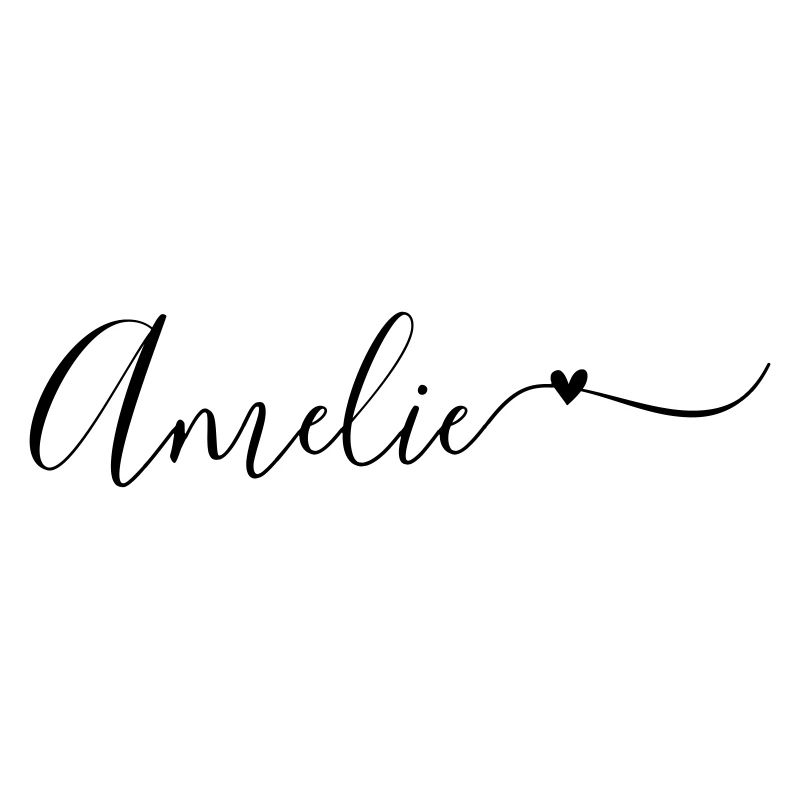 Amelie Last Name First Name Decorative