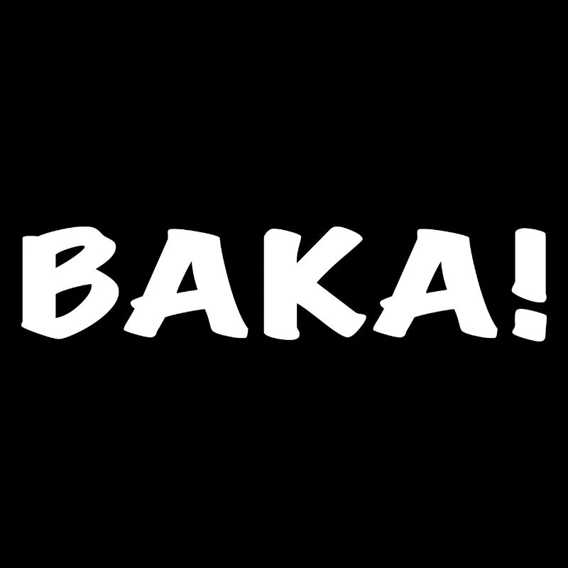 Citation d’anime Baka ! - Chemise d’anime