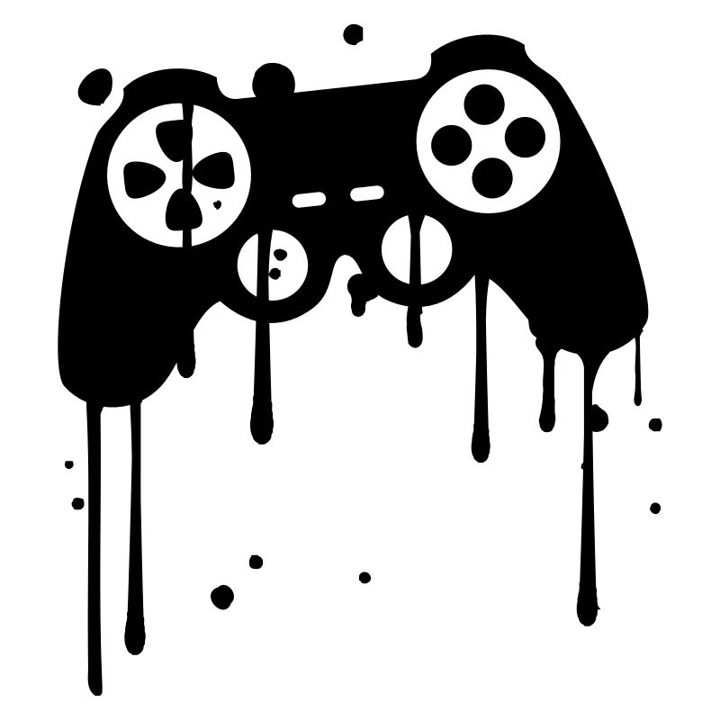 controller graffiti drip klex color splash