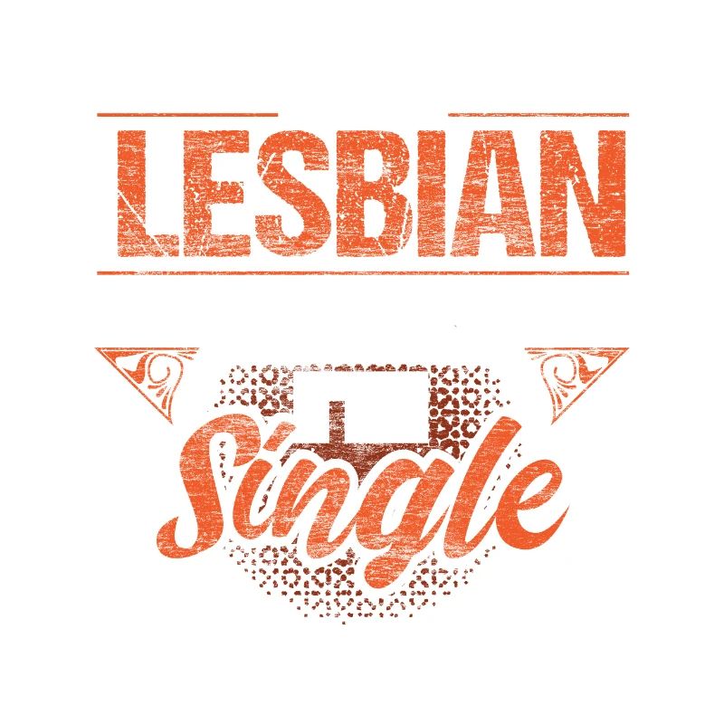 Idée de cadeau de relation de fierté célibataire lesbienne