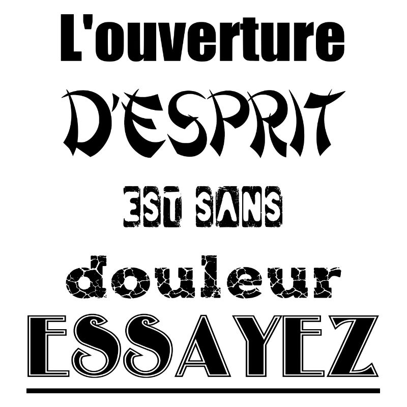L'ouverture de la pensée est sans douleur