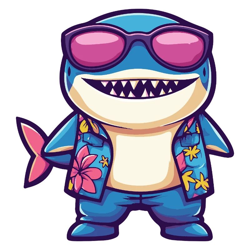Shark Comic Vacation