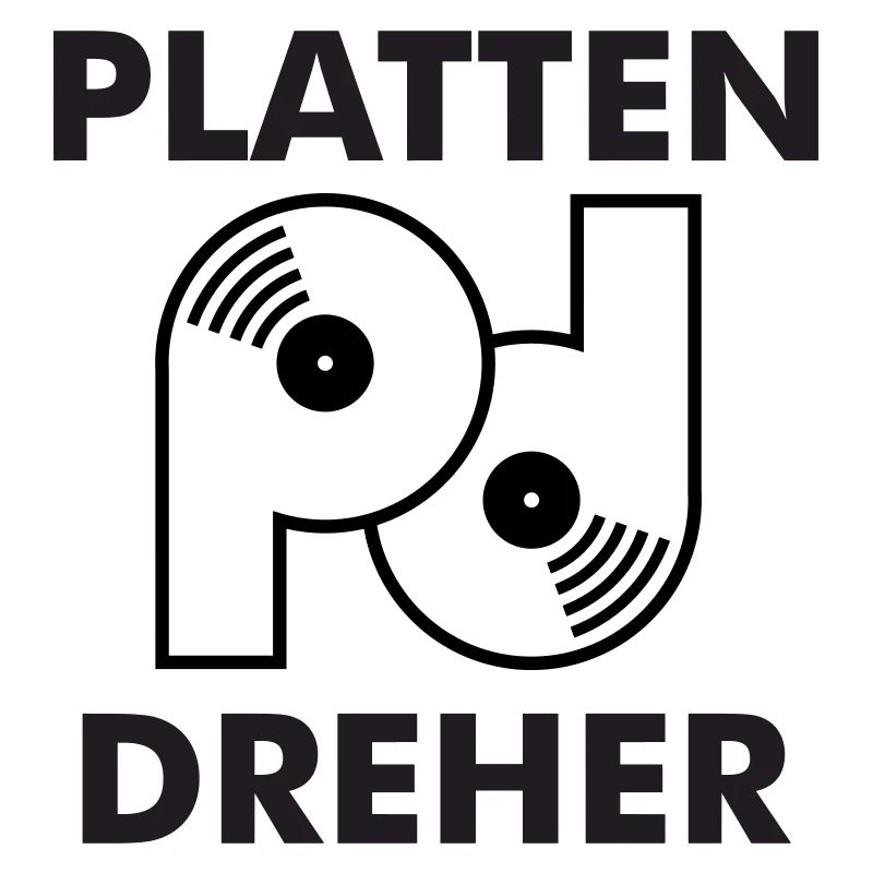 Logo tourneur de plaques avec lettres