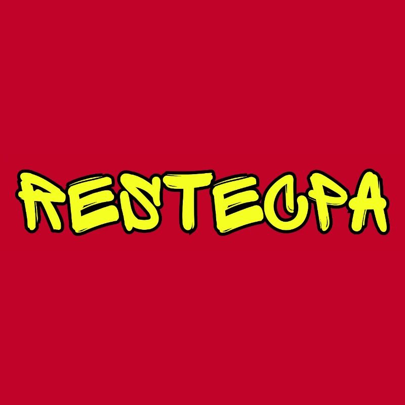 RESTECPA – Graffiti de design de texte drôle d’argot de rue