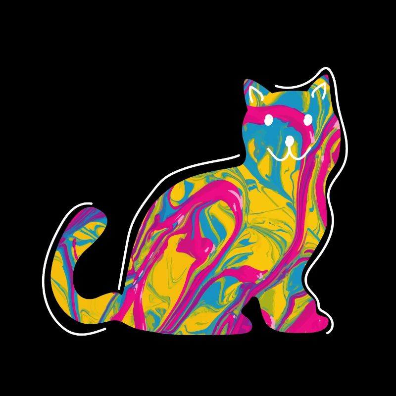 Bunte Britsch Shorthair Katze Geschenk