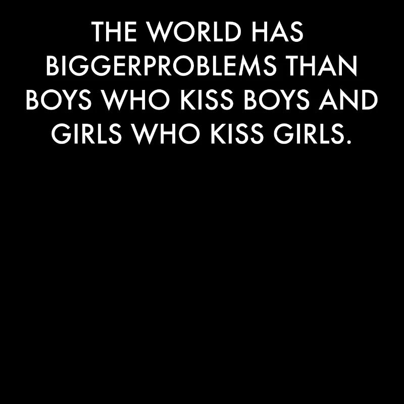 The world has bigger problems than ..