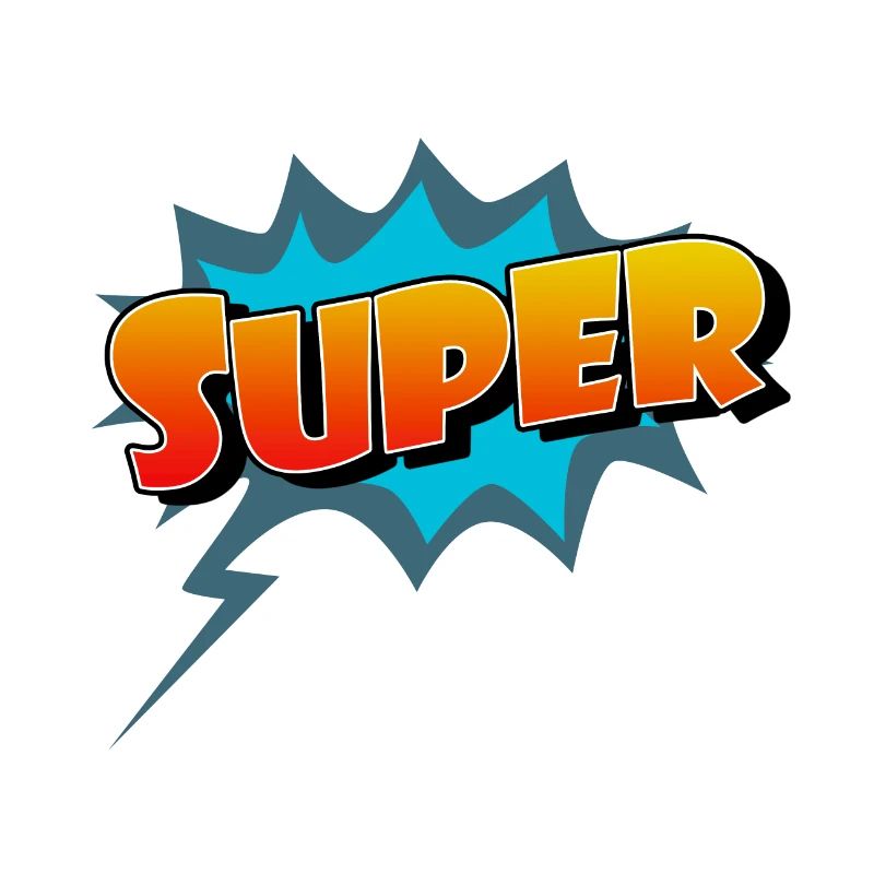 Super Comic Lettering Icon